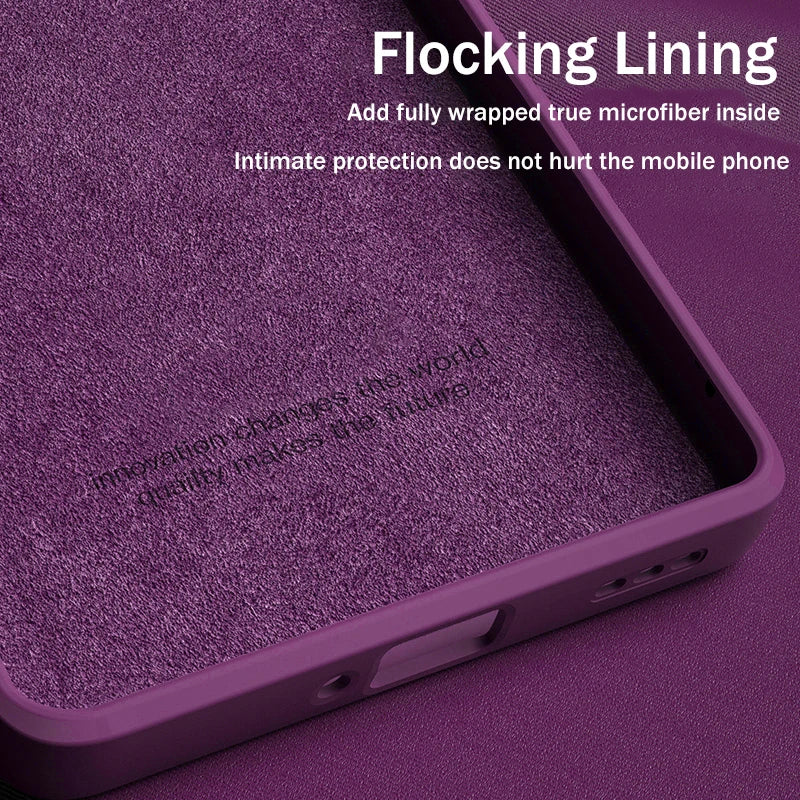 Square Silicone Soft Phone Case For Samsung