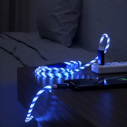 3 in 1 Glowing LED phone charger